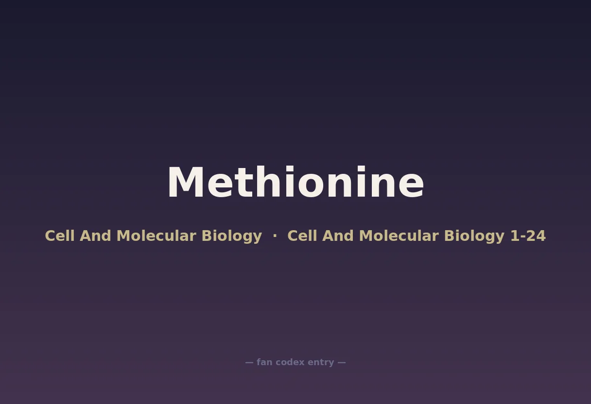 Methionine