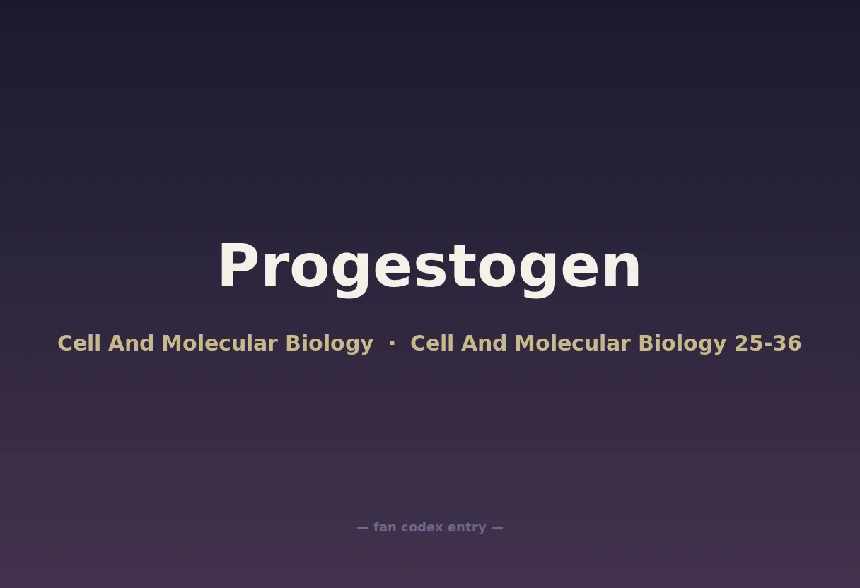 Progestogen